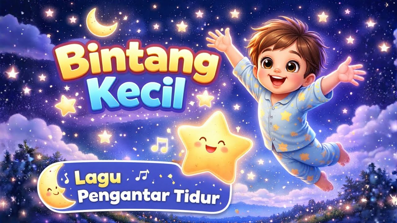 Lagu Bintang Kecil | Lagu Anak Indonesia | Animasi 3D