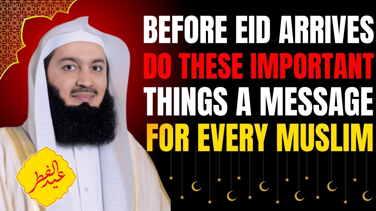 Eid Is Near&hellip; Prepare Your Heart, Not Just Your Clothes Islamic Reminder | MUFTI MENK