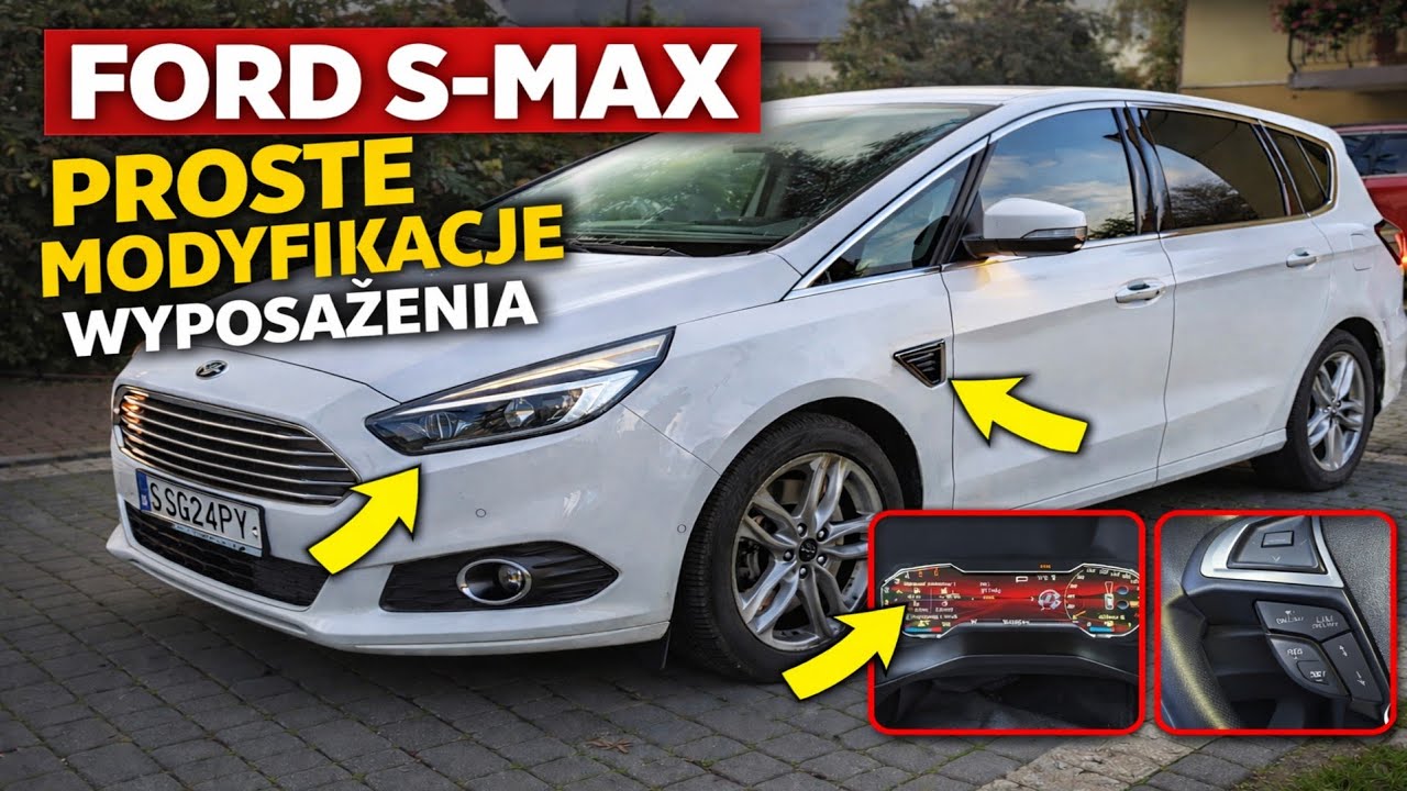 FORD SMAX PROSTE MODYFIKACJE WYPOSAŻENIA