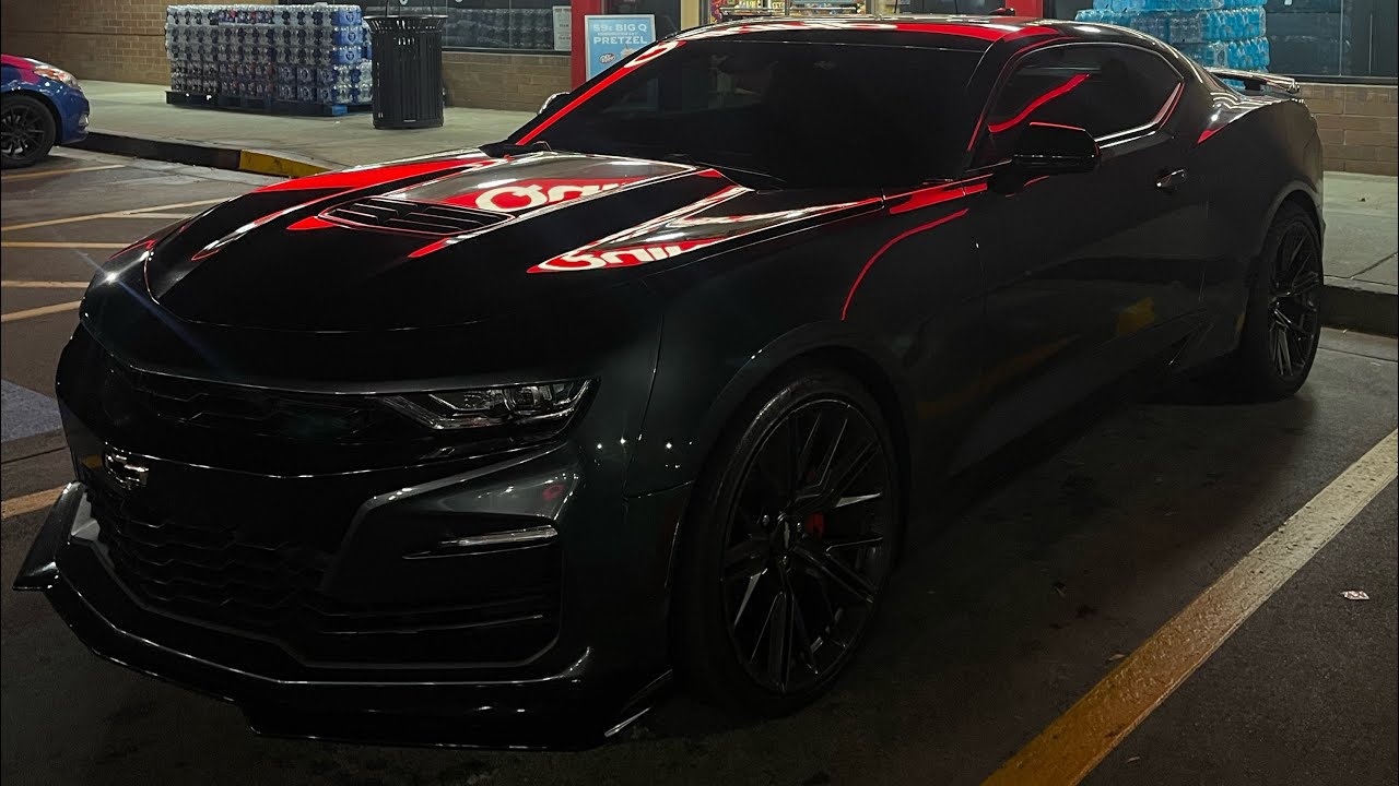 Поздно ночью CAMARO 2019 2SS 1LE POV DRIVE