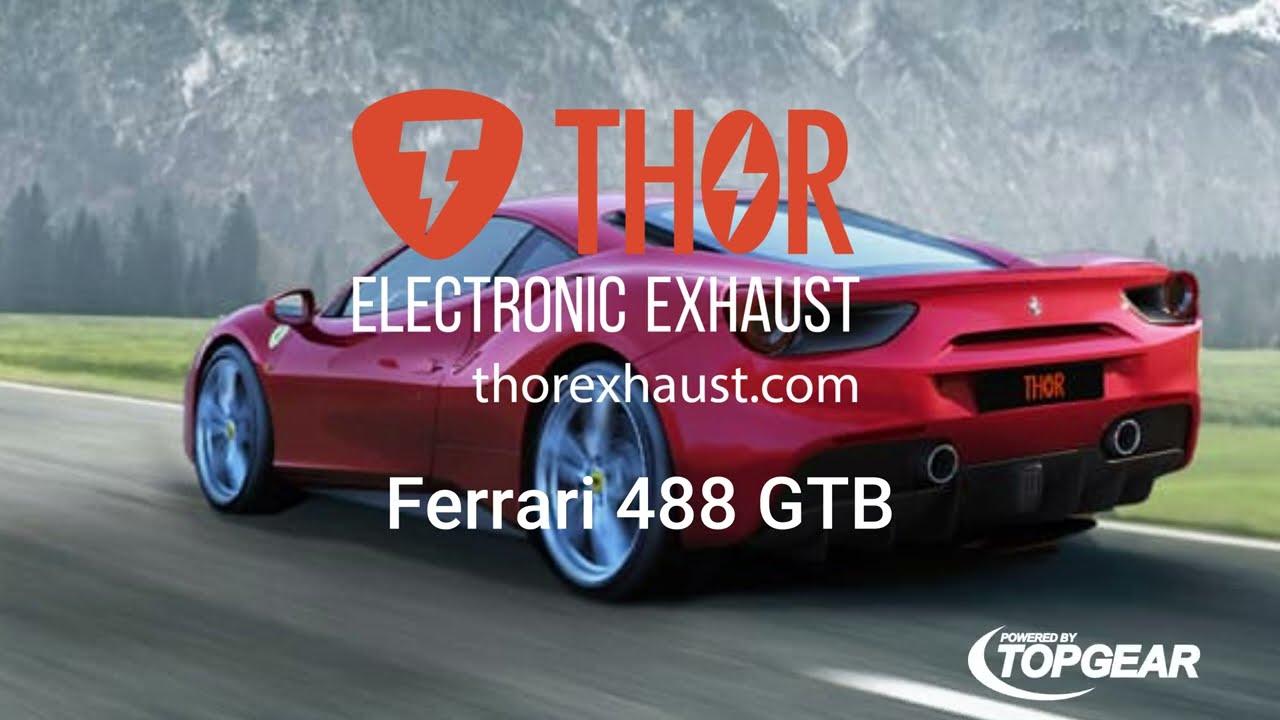 Thor Electronic Exhaust - Ferrari 488 GTB