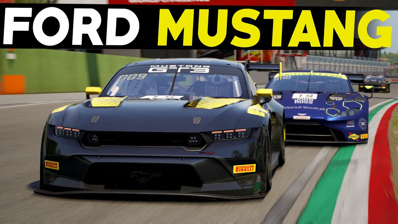 Честный обзор нового Ford Mustang GT3 на ACC