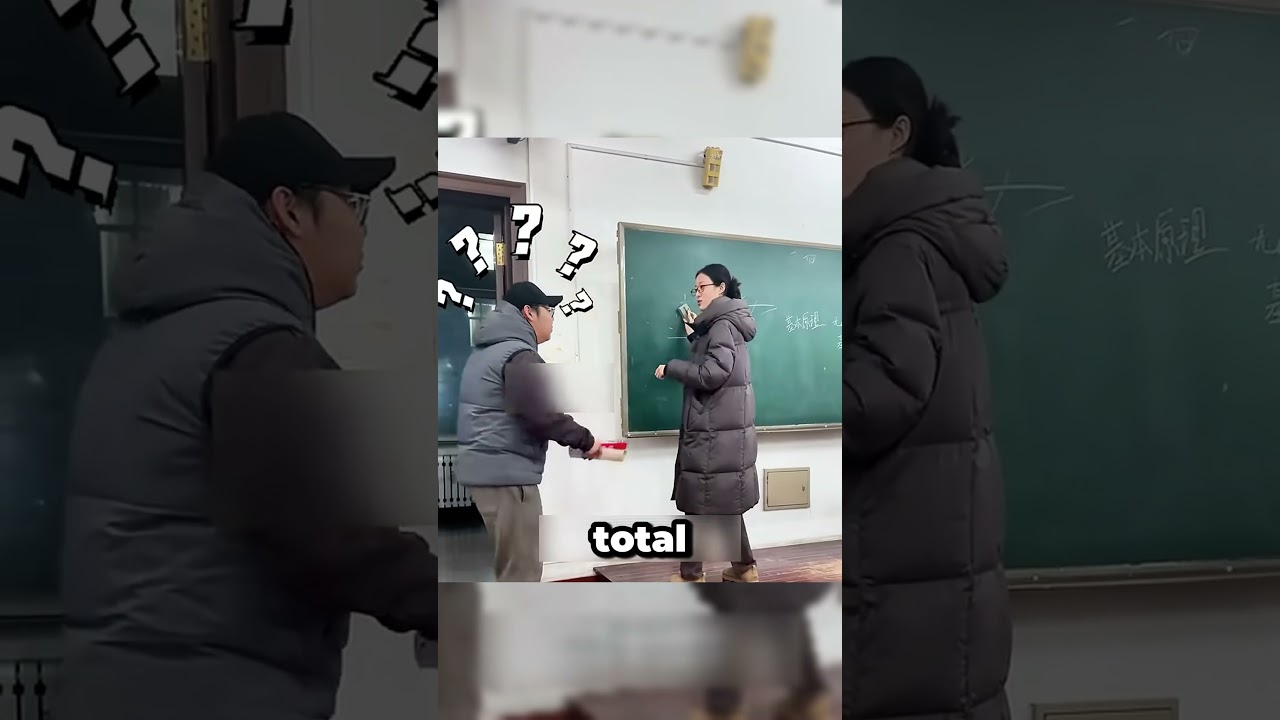 When the Teacher Got Confused Over His Own Student! 😉💖#funny