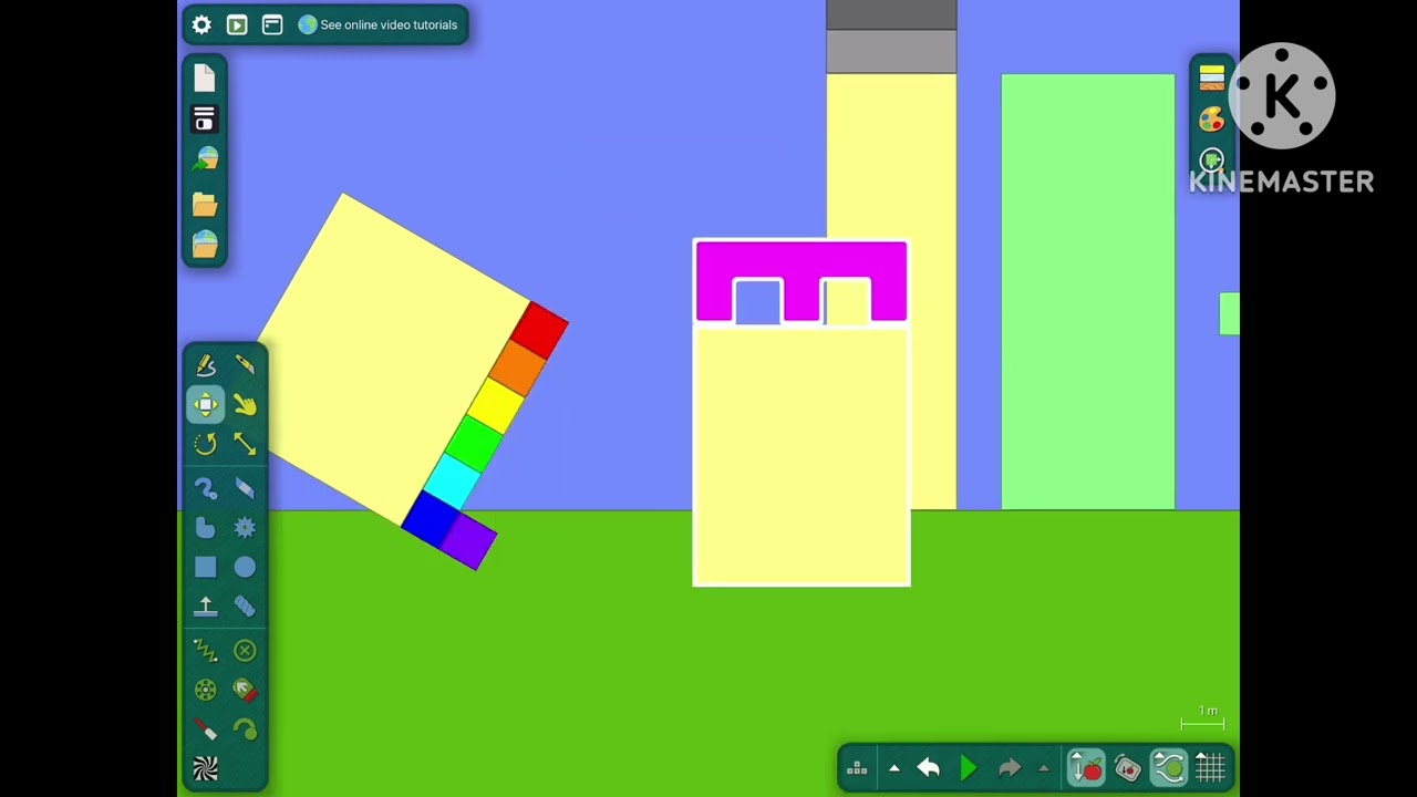 Numberblocks Band In Algodoo 1-100