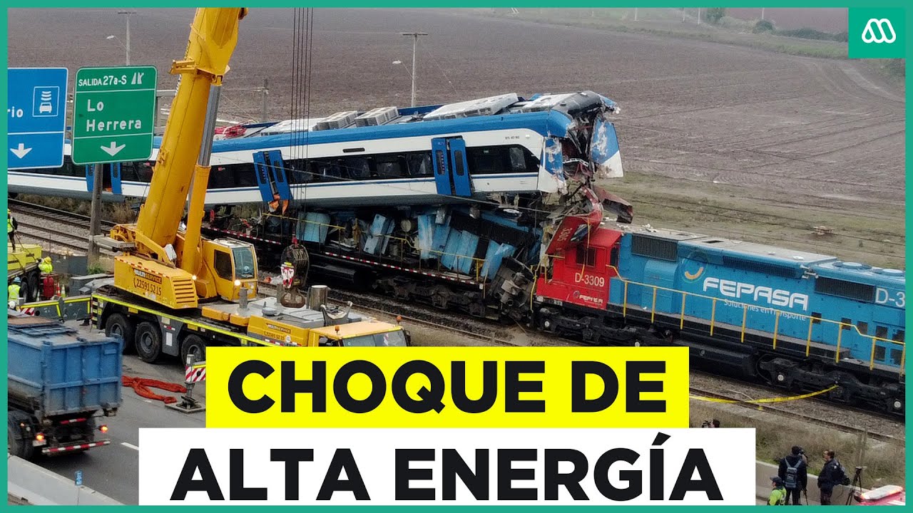 Trenes completamente destruidos: Las maniobras para retirar los carros involucrados en accidente
