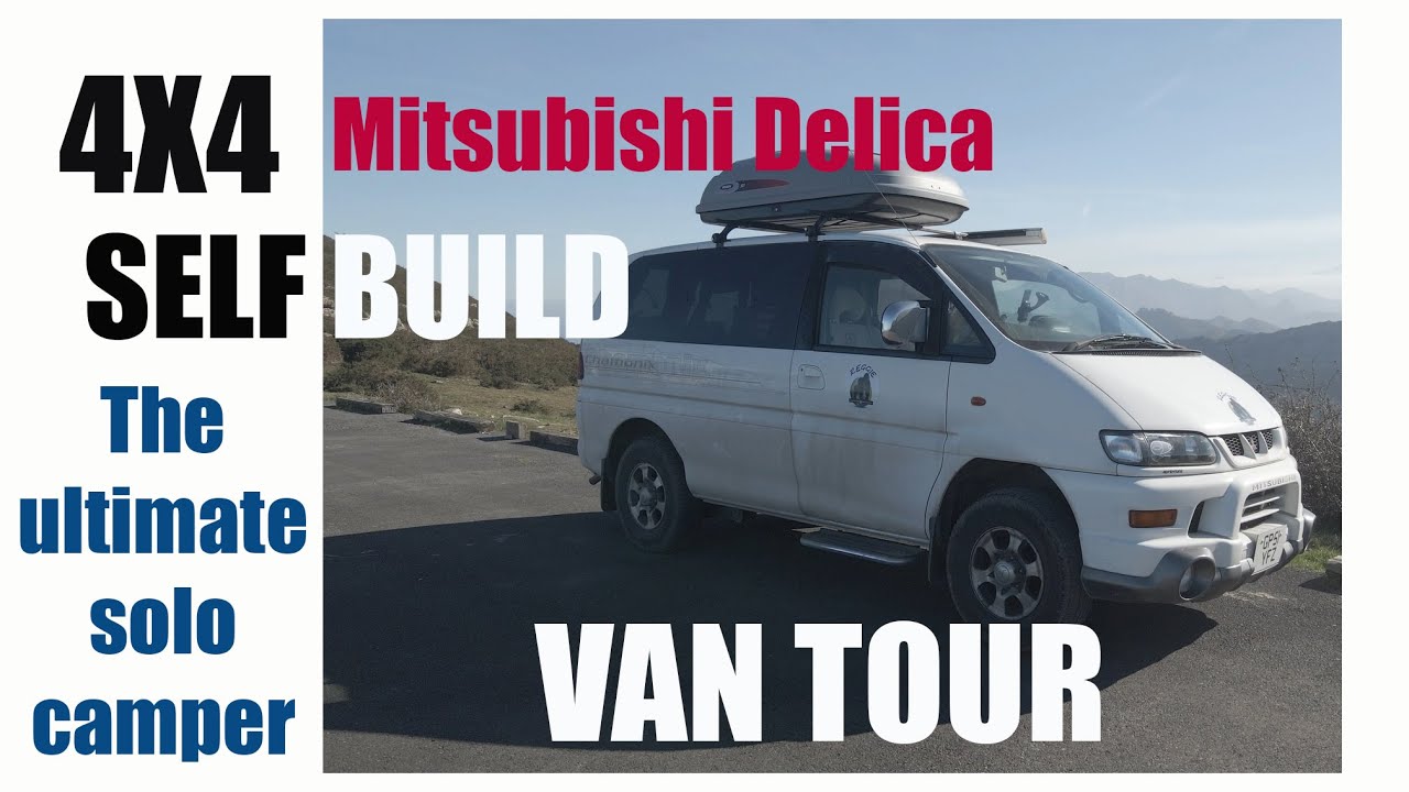 MITSUBISHI DELICA SELF BUILD VAN CONVERSION TOUR. The Ultimate Solo Camper!