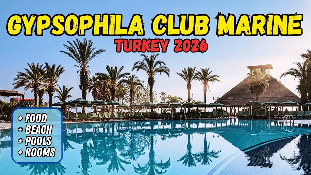 Gypsophila Club Marine - Hotel Tour 2025 (Kemer, Turkey)