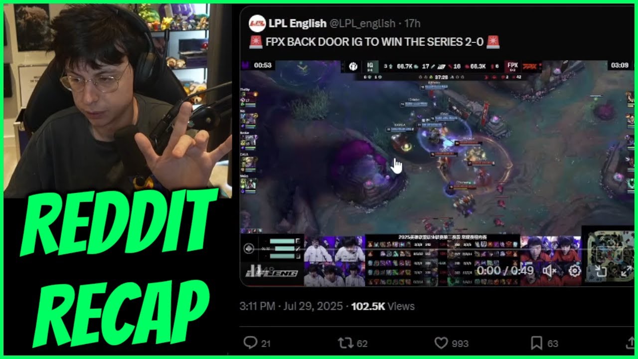 Caedrel Reacts To IG VS FPX Backdoor Ending, LEC Scrim Rumours & Current Natural Disasters