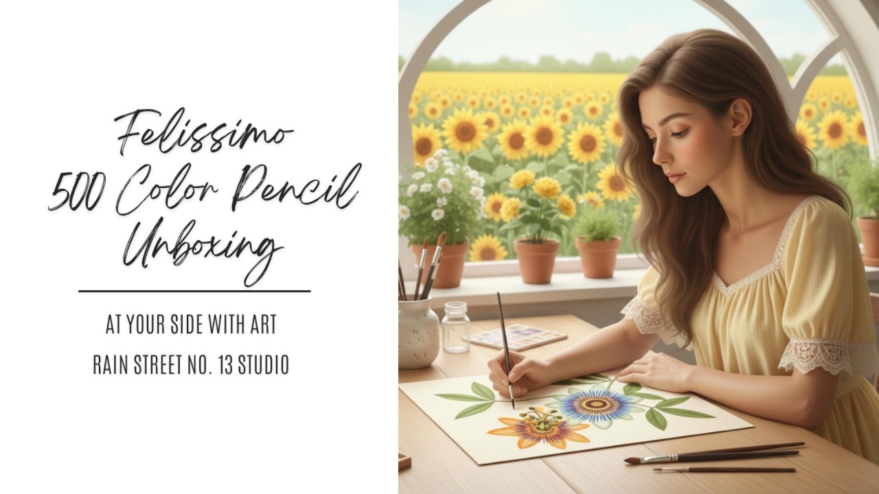 At Your Side with Art Study with me | Felissimo ‘Mood’ Palette Unboxing & Introspective Sketch Time