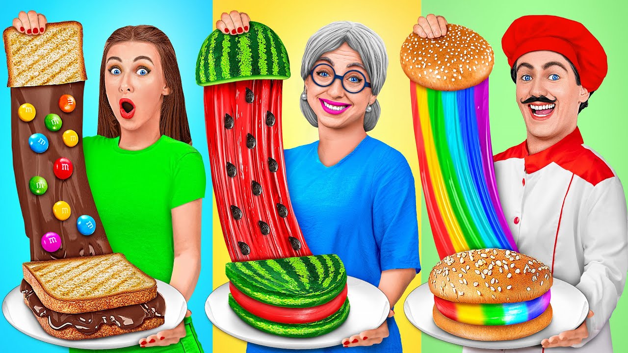 J&aacute; vs Babička Kuchařsk&aacute; V&yacute;zva | Chutn&eacute; Kuchyňsk&eacute; Recepty TeenDO Challenge