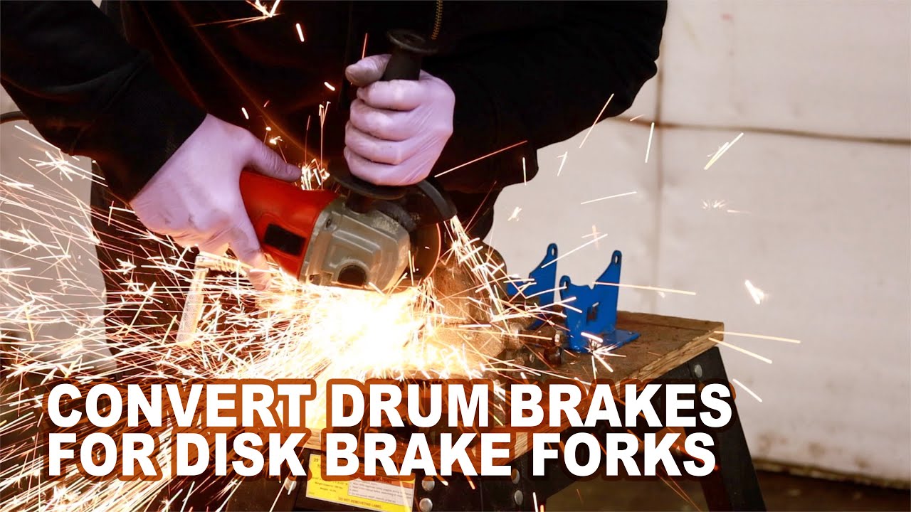 Install Drum Brake Wheels in Disk Brake Forks!
