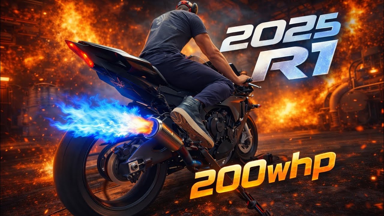 2025 Yamaha R1 Makes 200WHP With a Completely Stock Engine!!