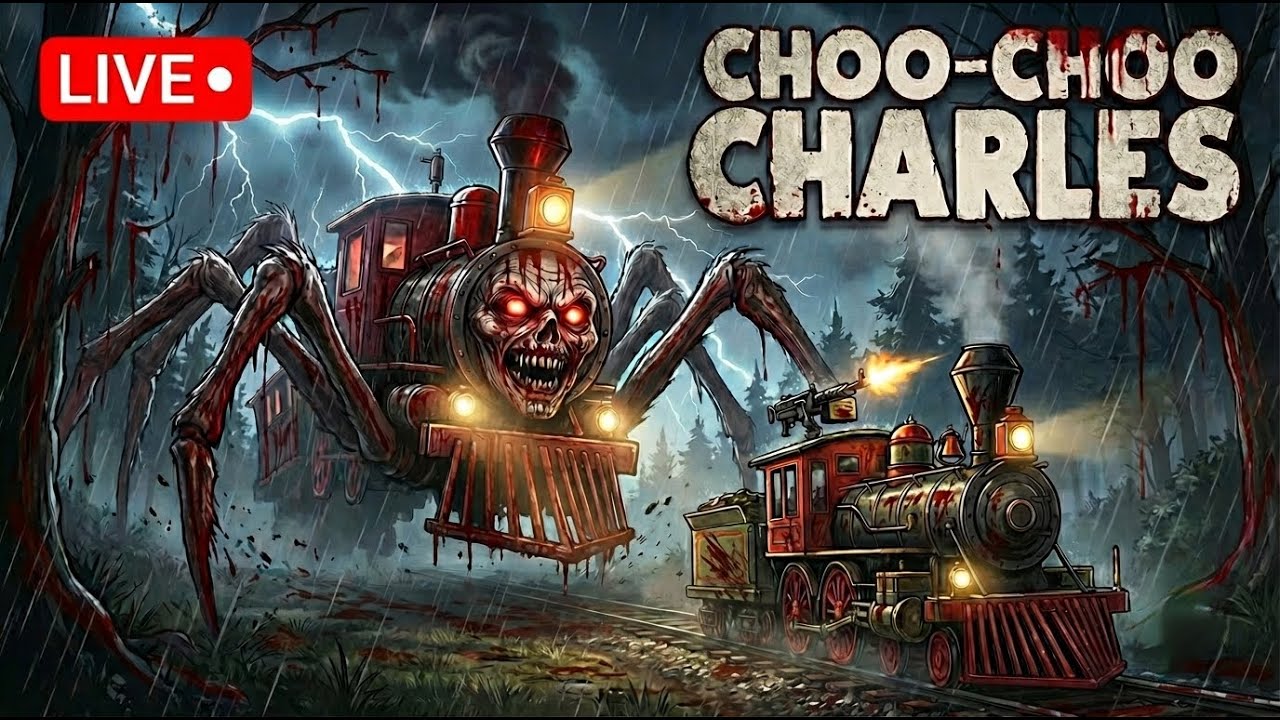 Choo Choo Charles - No Commentary HORROR TRAIN Game is live #shortslive #
