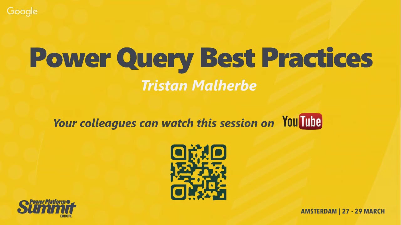 Power Query Best Practices