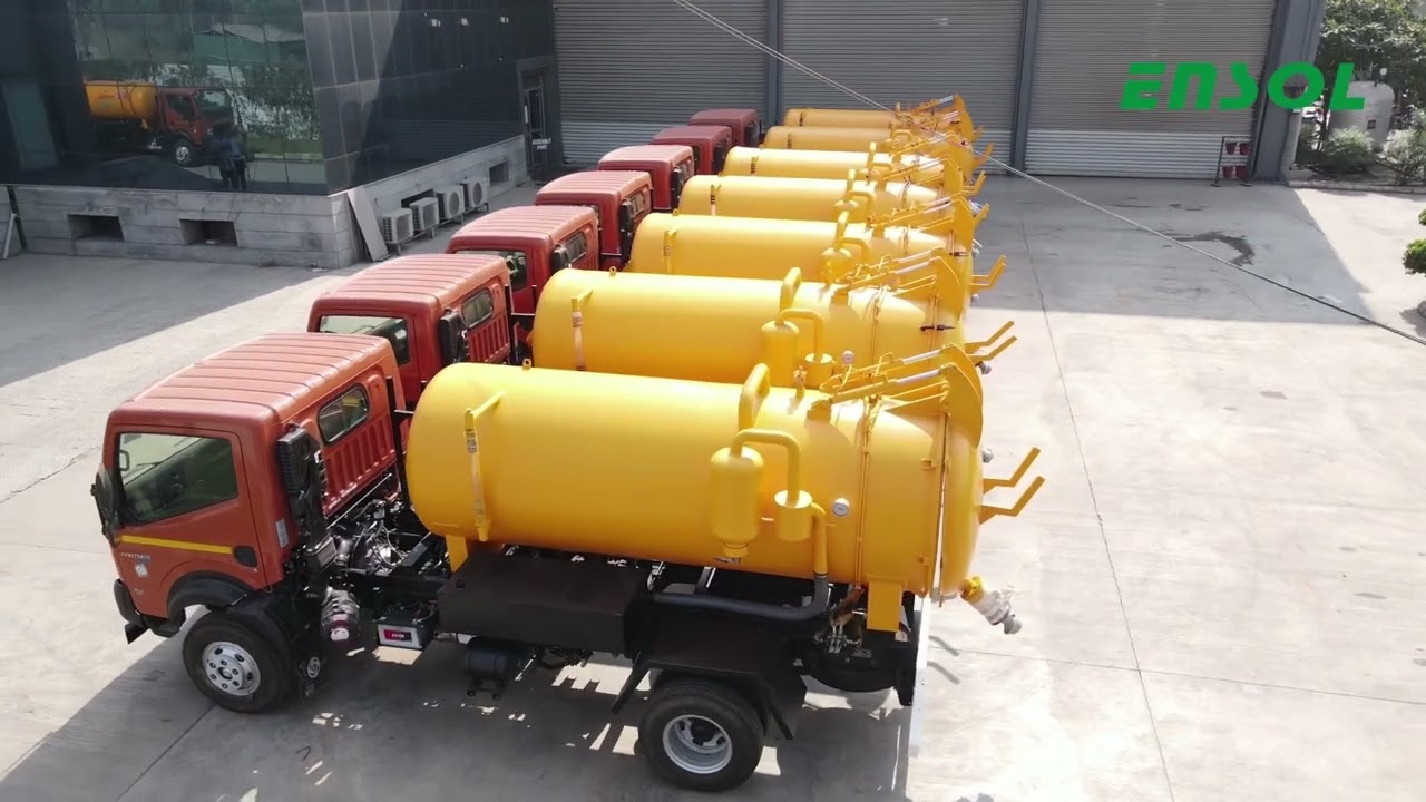Ensol Suction Machine for Sewage and Drainage cleaning