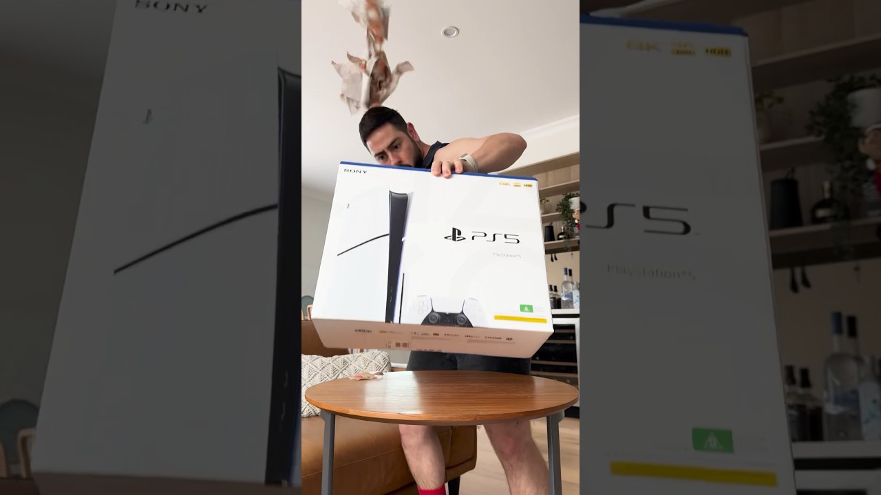 Unboxing PS5 Slim from Santa
