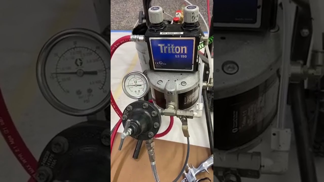Graco Triton sprayer with fluid regulation