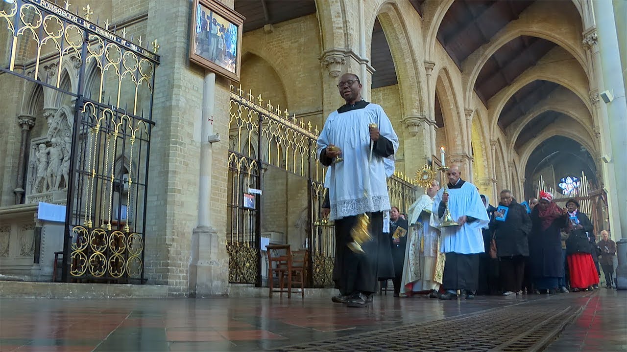 Blessed Sacrament Procession - Haverstock Hill 2018. A Day With Mary