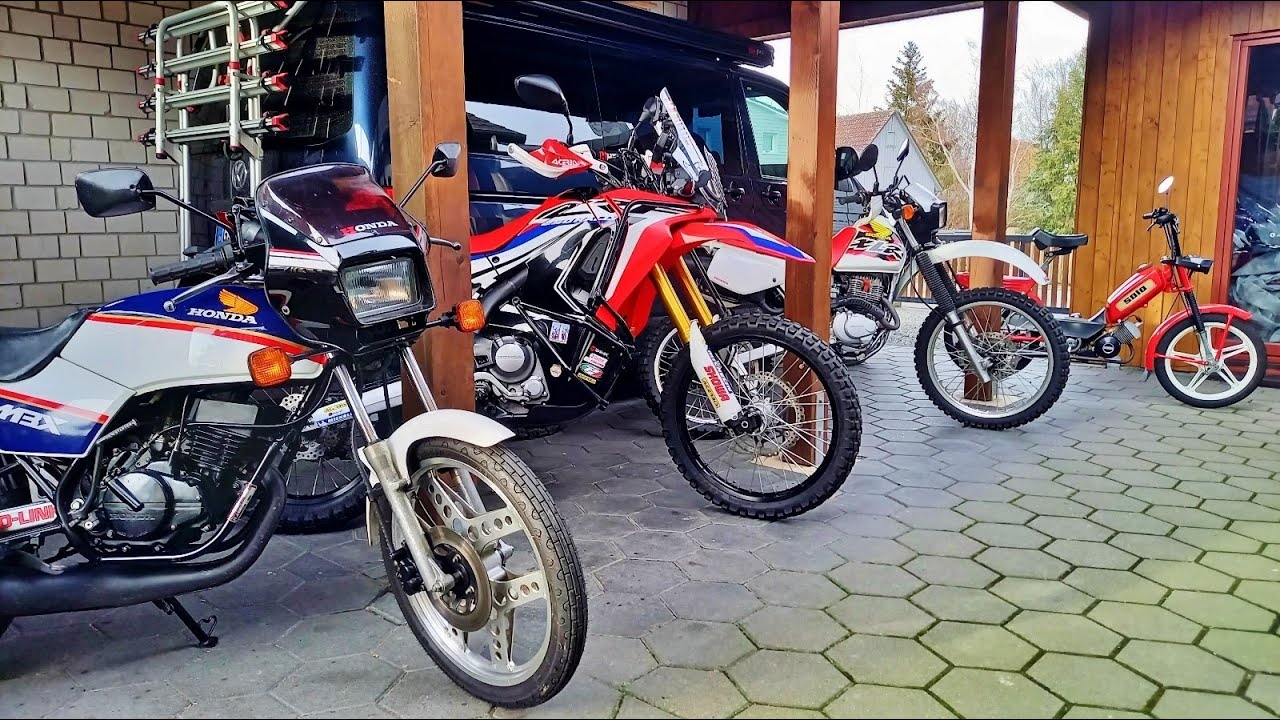 Motorrad Saisonstart 2023 🥂  Honda CRF 250 Rally | Honda XL 125 R | Honda MBX 50 | Mofa Solo 712