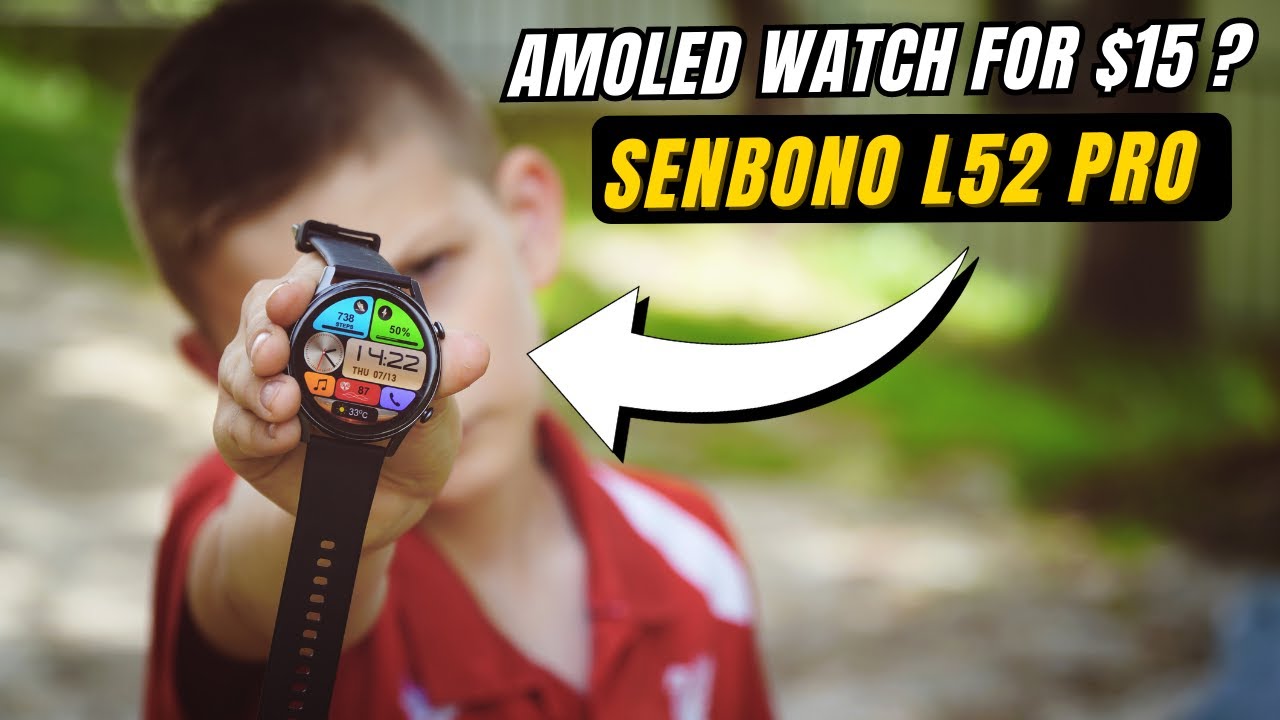 This Amoled watch is cheaper than Organic Hamburger I Senbono L52 Pro Unboxing I Review I Only $15