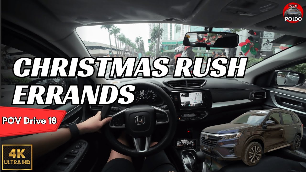 POV Holiday Drive | Honda BR-V Christmas Collections & Deliveries