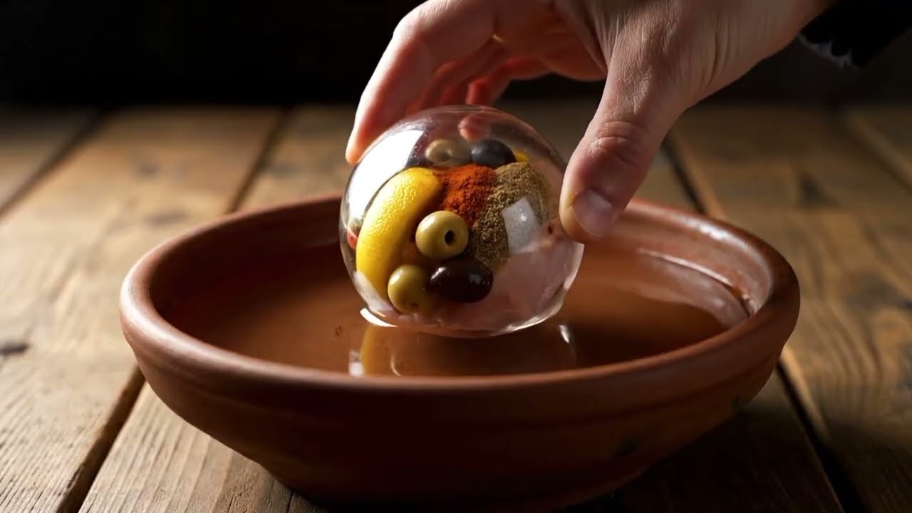 ASMR Bubble Food Transformation 🌍 |Glass Sphere to World Cuisine | Ultra Realistic Cinematic Cooking