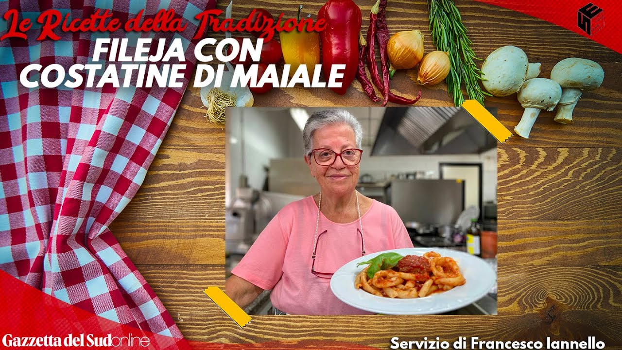Le ricette della tradizione: i fileja con costatine di maiale di nonna Maria Rosa