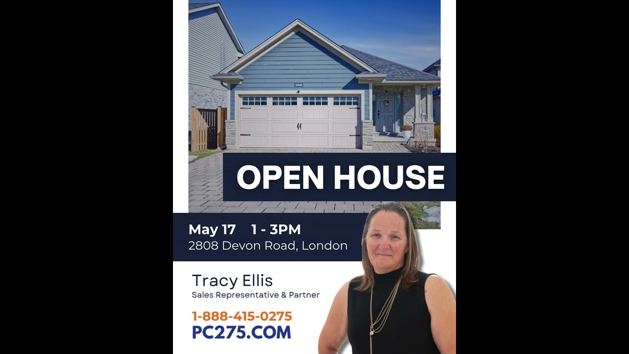 2808 Devon Road, London, Ontario Open House - Tracy Ellis  