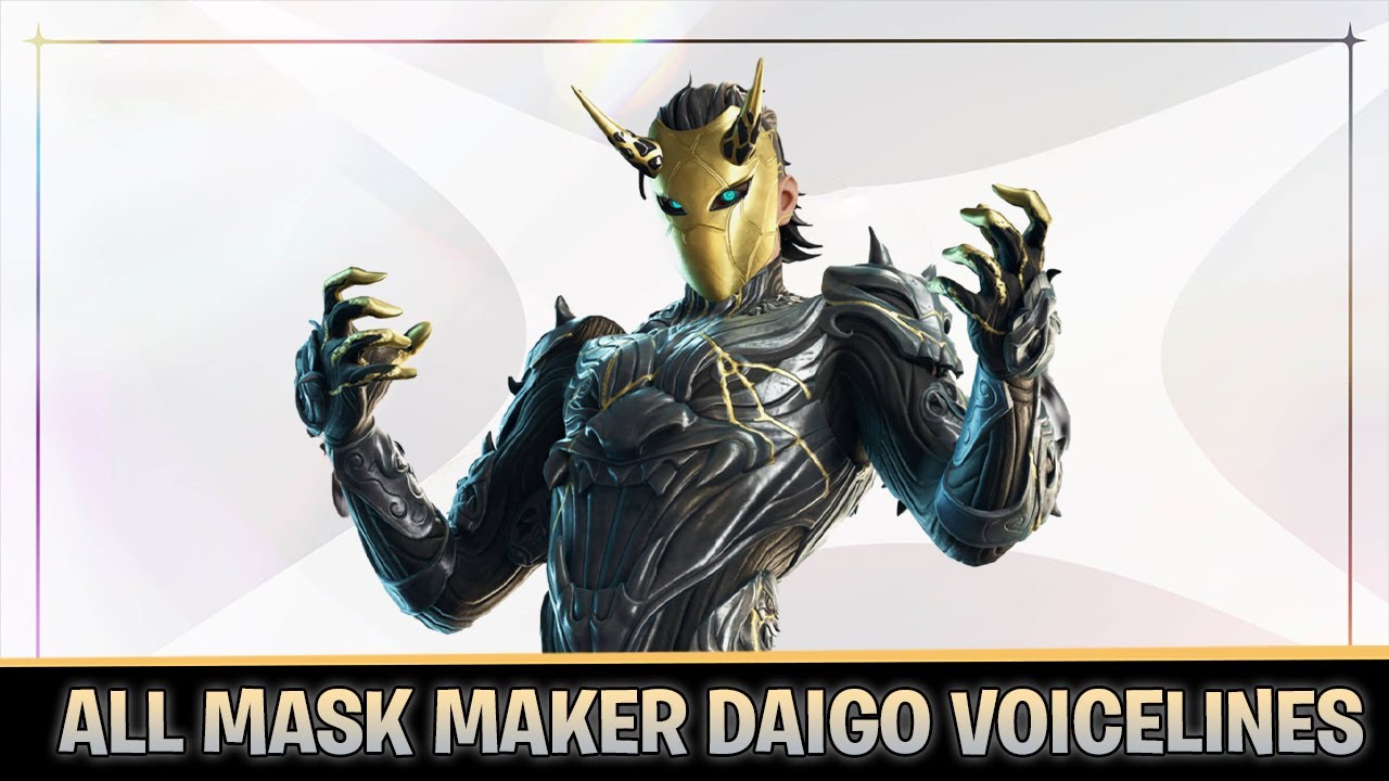 All Diago Boss Voicelines in Fortnite Chapter 6 Season 3 - Fortnite Bosses Voicelines