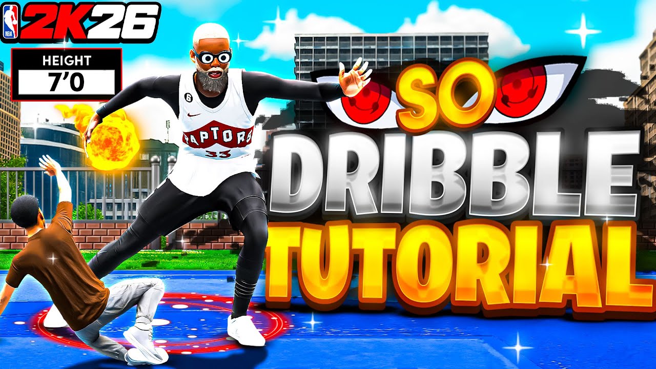 #1 ISO DRIBBLE TUTORIAL 6'10+ How to ISO and DESTROY LOCKS on NBA2K26 Best SIGS for 6'10+ BUILDS
