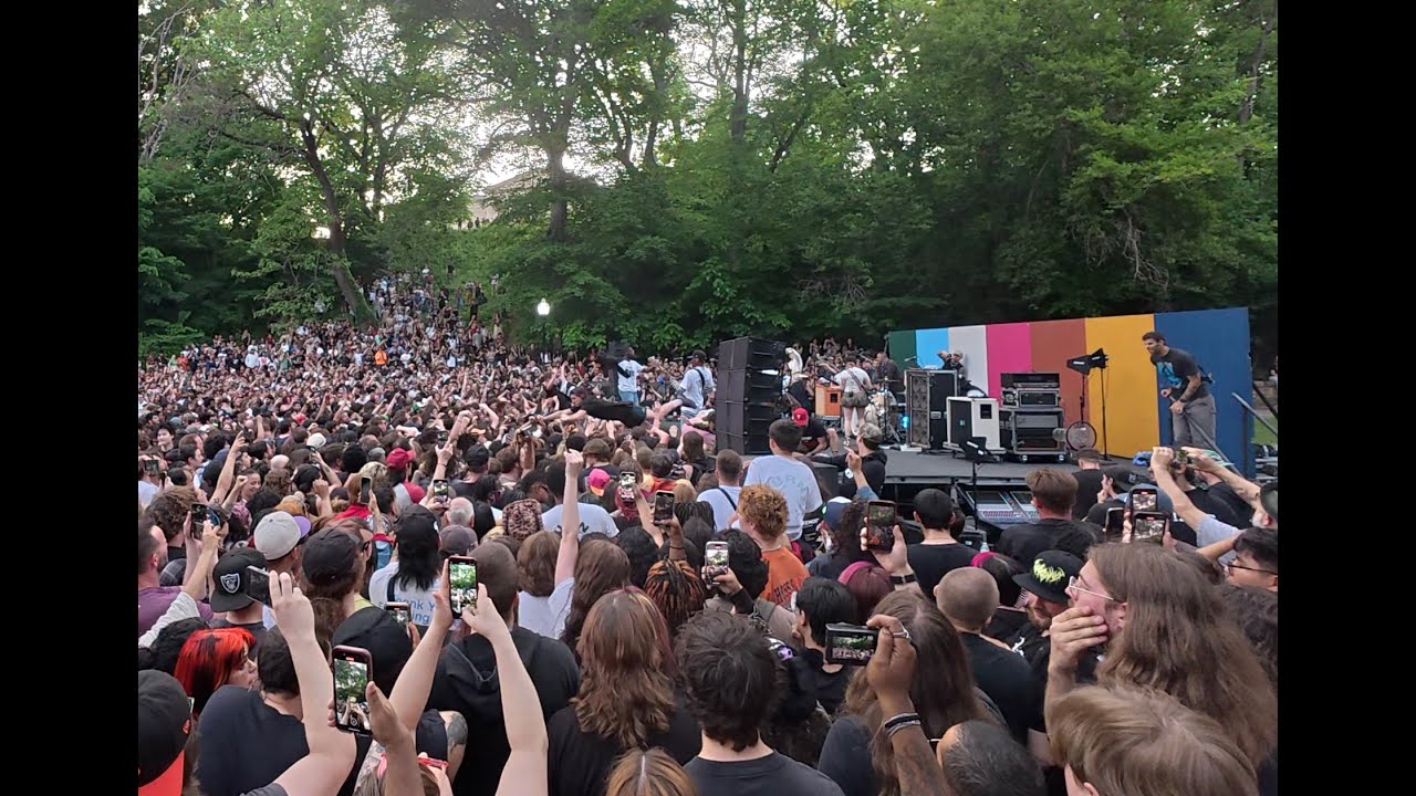 Turnstile Free Show at Wyman Park Dell, Baltimore (Full Show) 4K