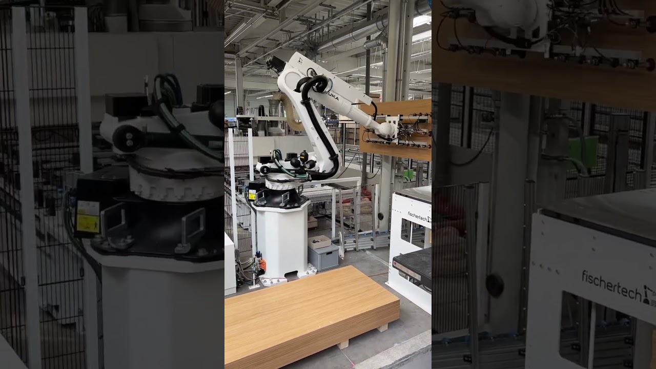 KUKA-Roboter an HOMAG CNC Centateq E-310