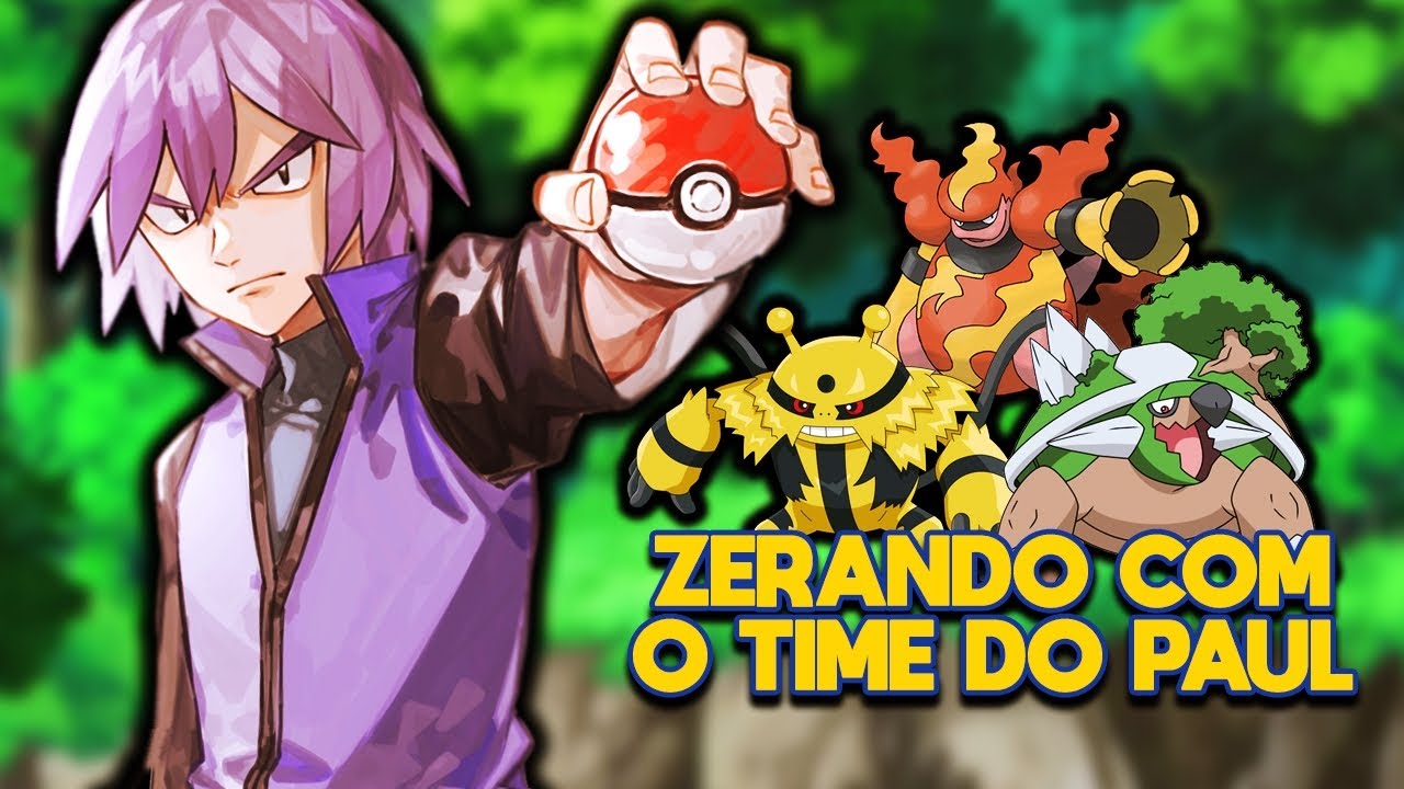 Dá pra ZERAR Pokémon PLATINUM só com o time do PAUL? - #DESAFIO POKÉMON 222