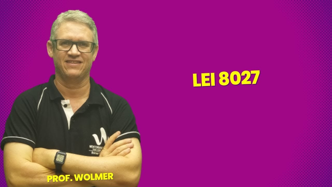 WMENTORIA - Lei 8027 PROF. WOLMER - IFRN - FUNCERN