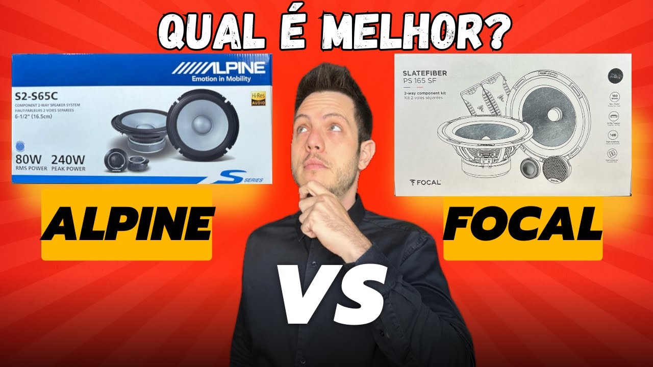 FOCAL ou ALPINE? Comparamos os Kits 2 Vias Mais Acessíveis do Mercado!