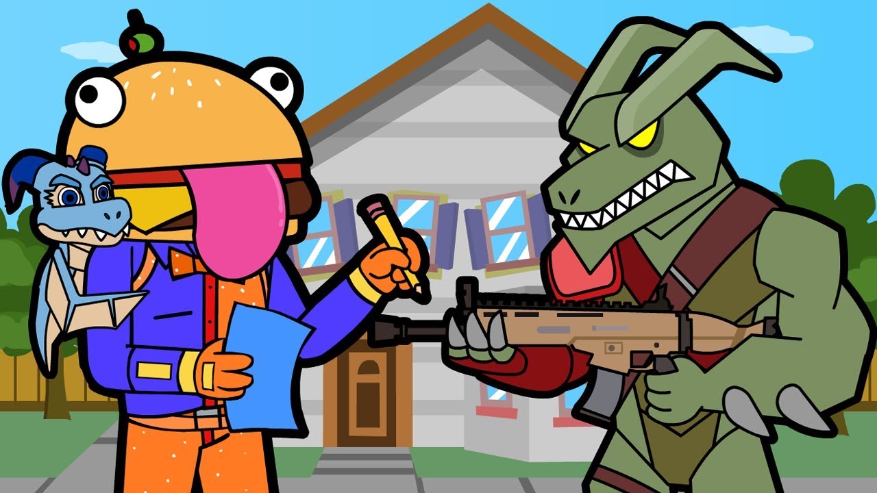 Hybrid & Salty Springs | Tomato & Burger (Fortnite Animation)