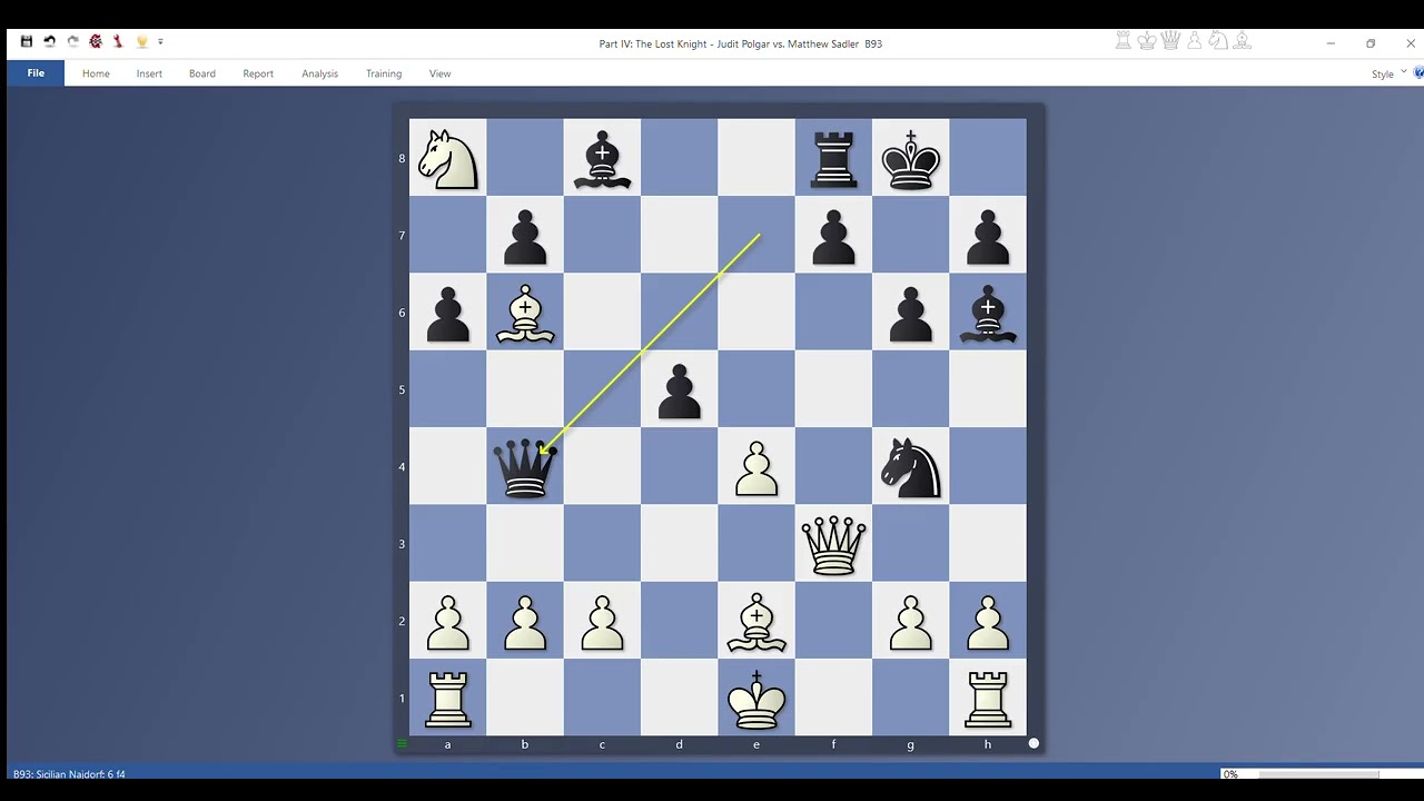 Part IV  The Lost Knight   Judit Polgar vs  Matthew Sadler  B93 2024 10 06 21 21 43