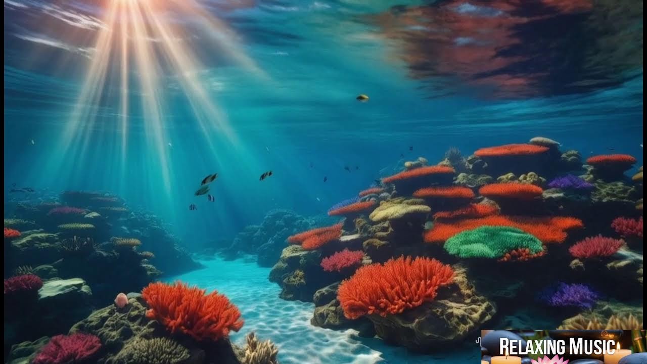 Relaxing Underwater world 365/1 music feel goodListen to quiet music, listen to the sound 