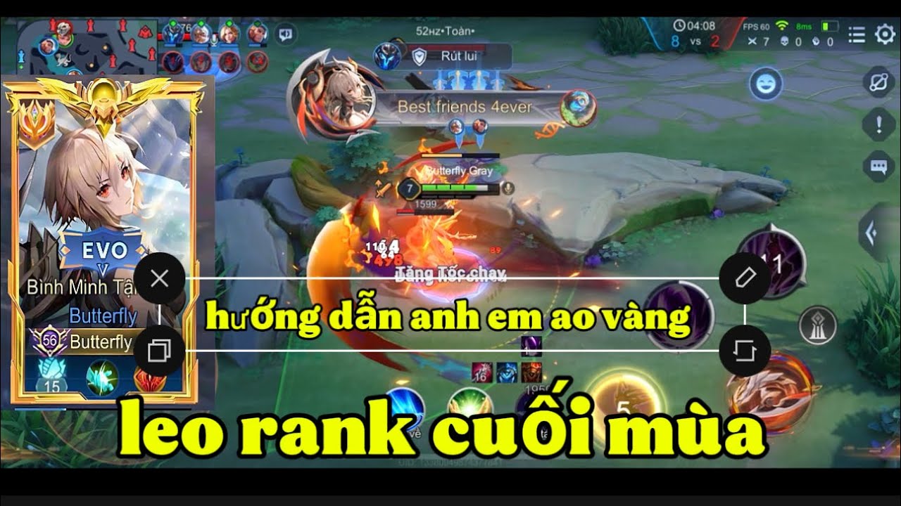 video cuối mùa leo rank ao vàng 