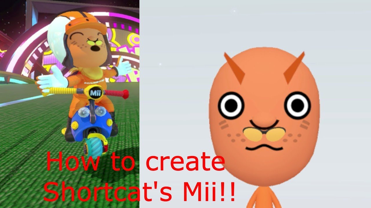 How to make SHORTCAT'S MII. (Nintendo Switch)