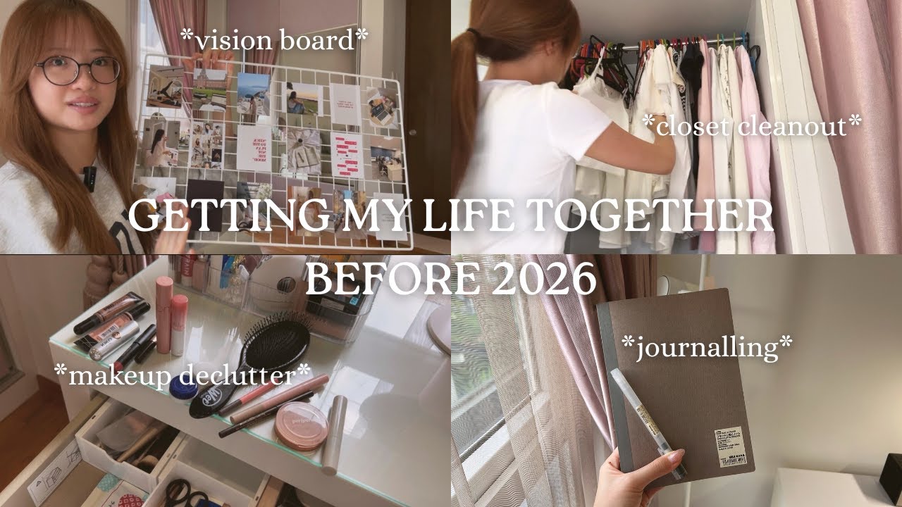 NEW YEAR RESET | setting goals, decluttering my room, journalling ⭐️ 2026 prep