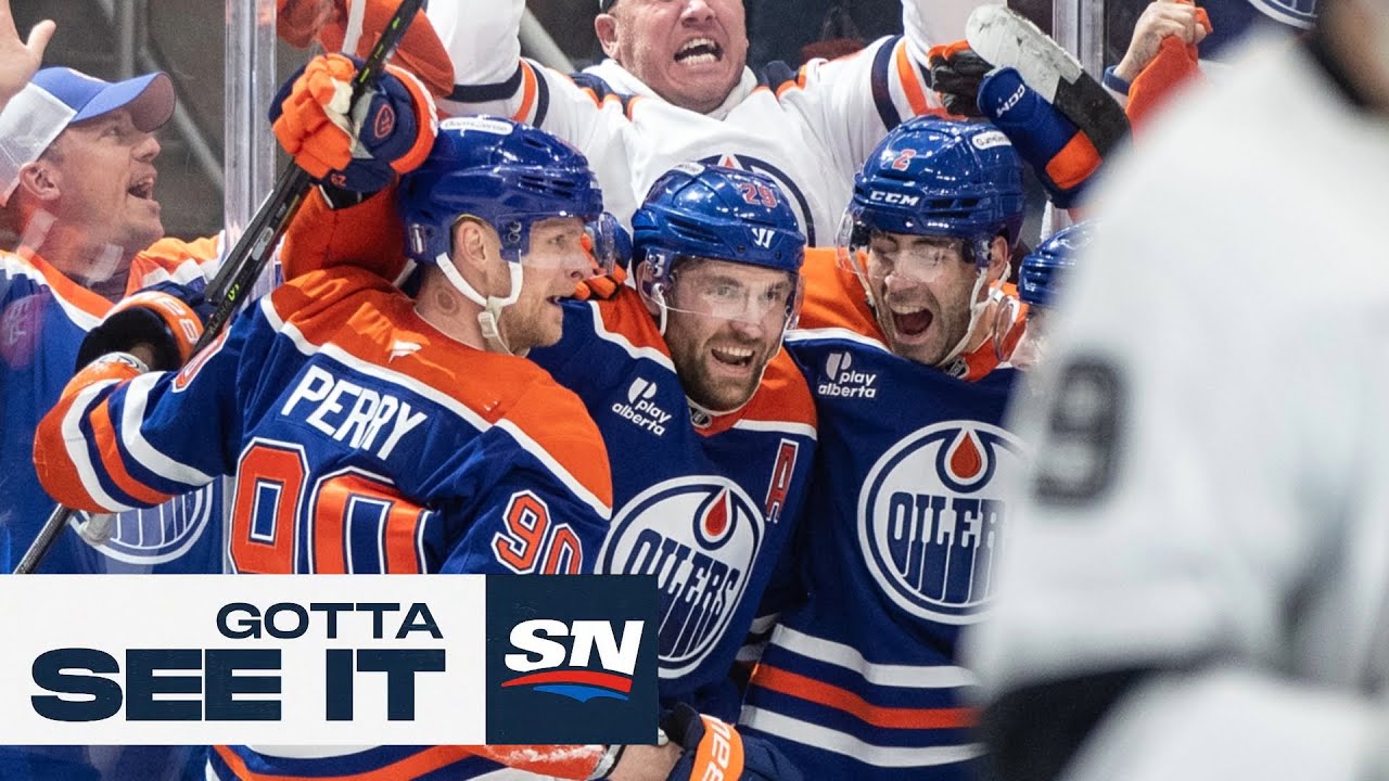 GOTTA SEE IT: Leon Draisaitl Scores First Career Playoff Overtime Winner To Tie Series