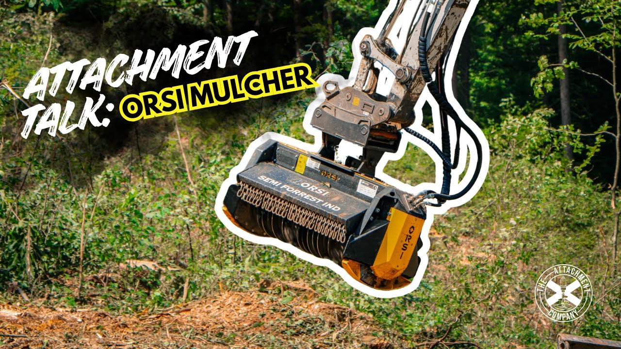 Fixed Tooth Mulcher for 5 to 8ton Excavators | The Attachment Company | ORSI