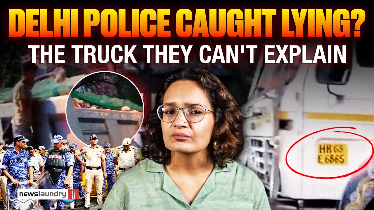 A mystery truck full of stones appeared near CJP protest. We found out how