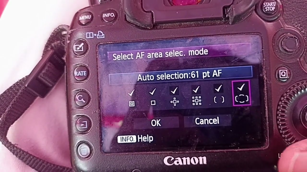 canon #5dmark3 #Af settings #Af point display during focus