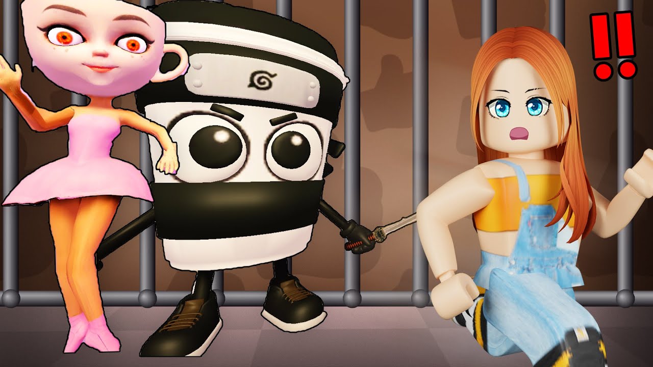 CAPPUCCINO ASSASSINO AT BALLERINA CAPPUCCINA KINULONG AKO | ROBLOX Brainrots Barry Prison