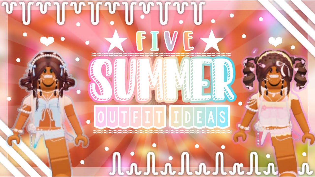 5 SUMMER outfit IDEAS! 🌊☀️ ADOPT ME 🌷👙 