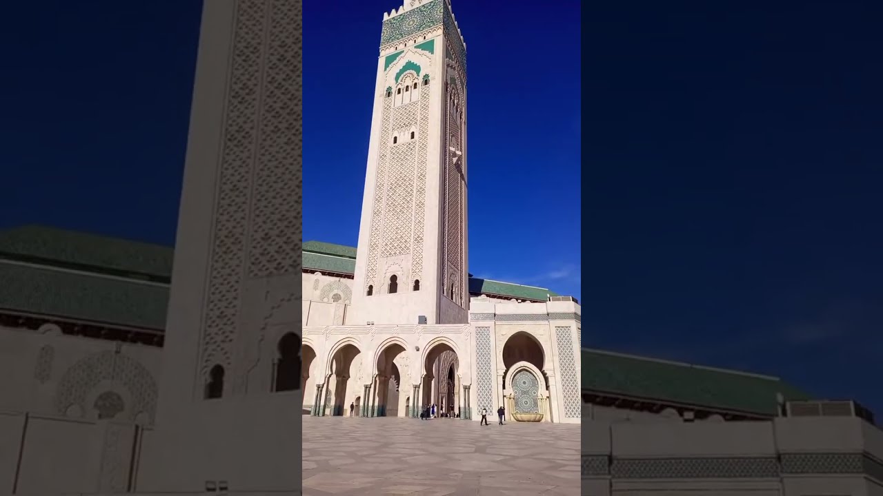 أذان العصر ومباشر من مسجد الحسن الثاني الدار البيضاء