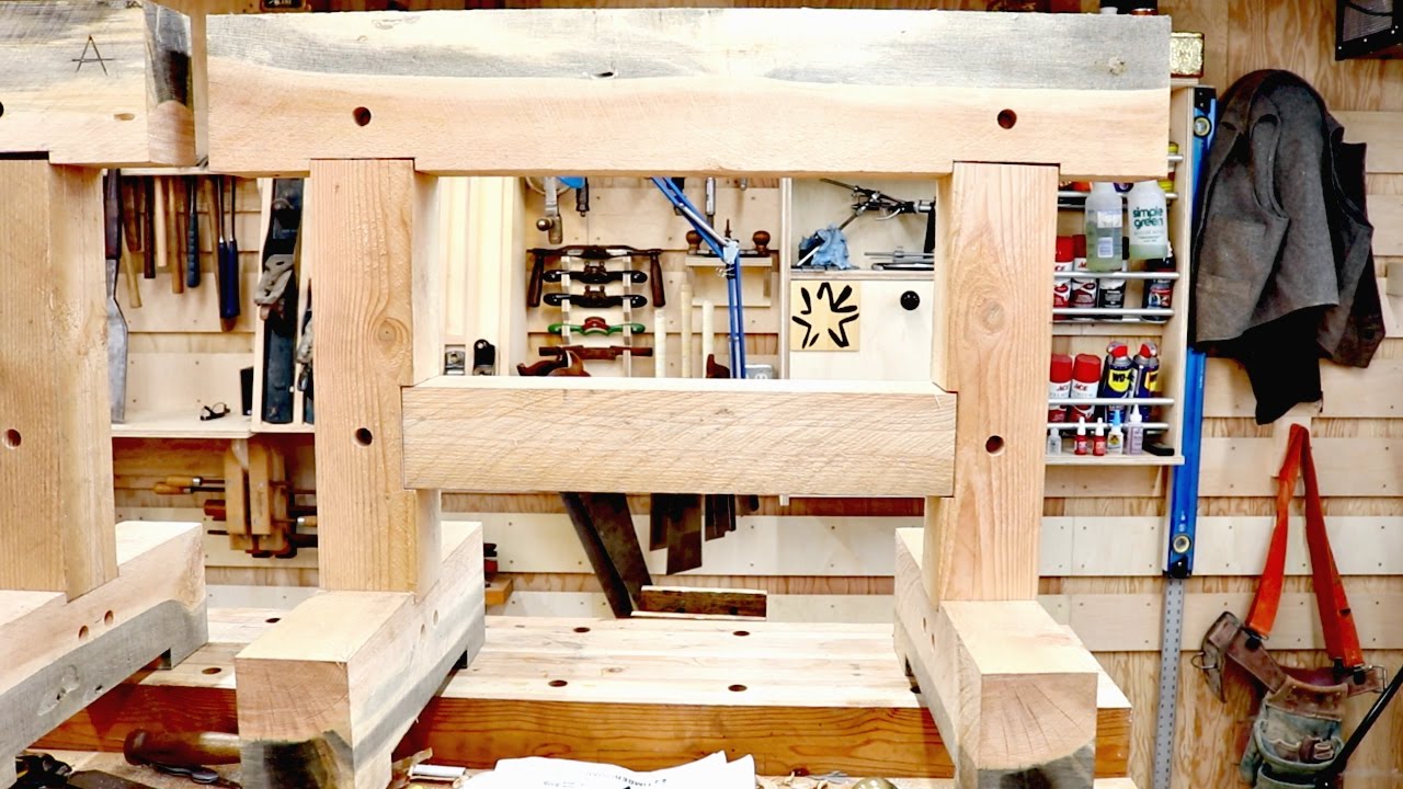 Sturdy SAWHORSES With No Power Tools
