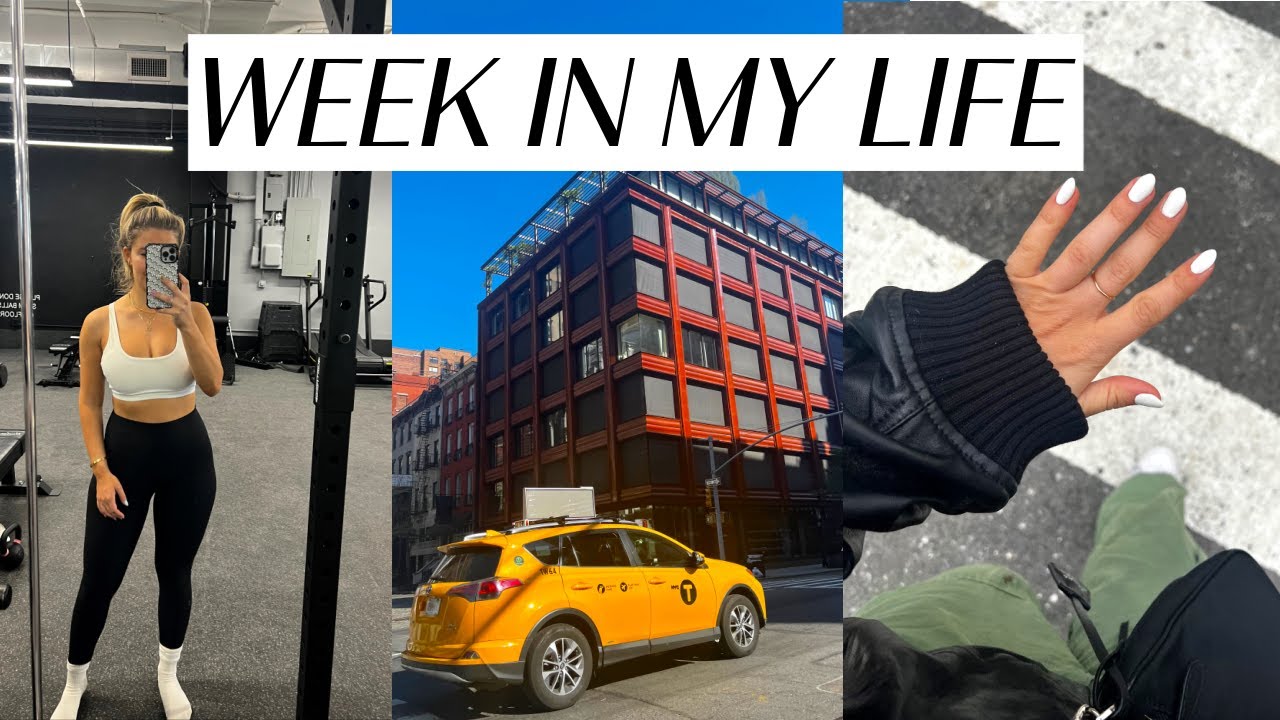 week in my life in NYC: living alone, mindful activities, cooking new meals, work outs
